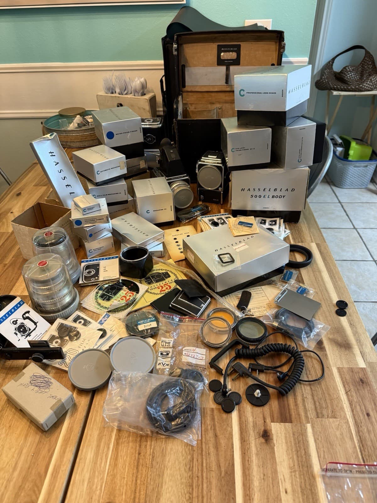 Hasselblad 220 Back Adapters (3PCS) Sealed New Old Stock 4