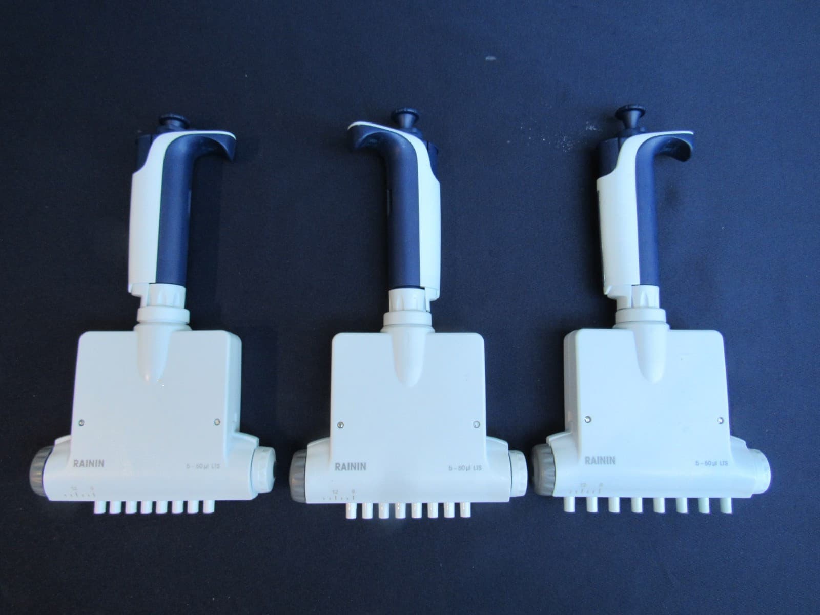 Rainin Pipet-Lite XLS ~ 8 Channel Adjustable Spacer ~ L-50XLS ~ 5-50ul LTS