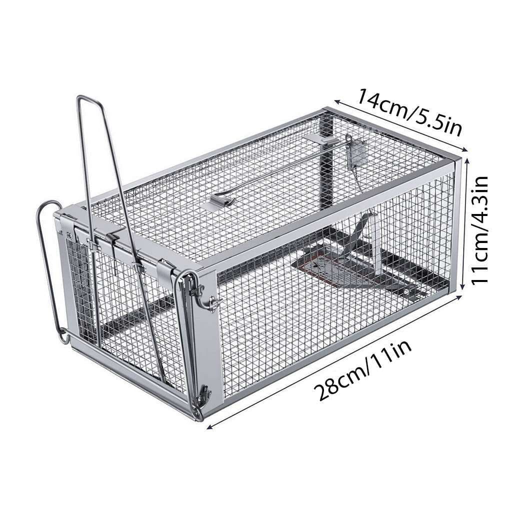 1-4X Live Humane Cage Trap For Squirrel Chipmunk Rat Mice Rodent Animal Catcher 4