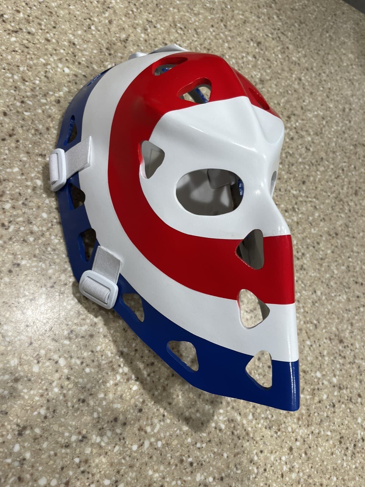Replica Ken Dryden Montreal Canadiens Fibreglass Goalie Mask With Backplate 3