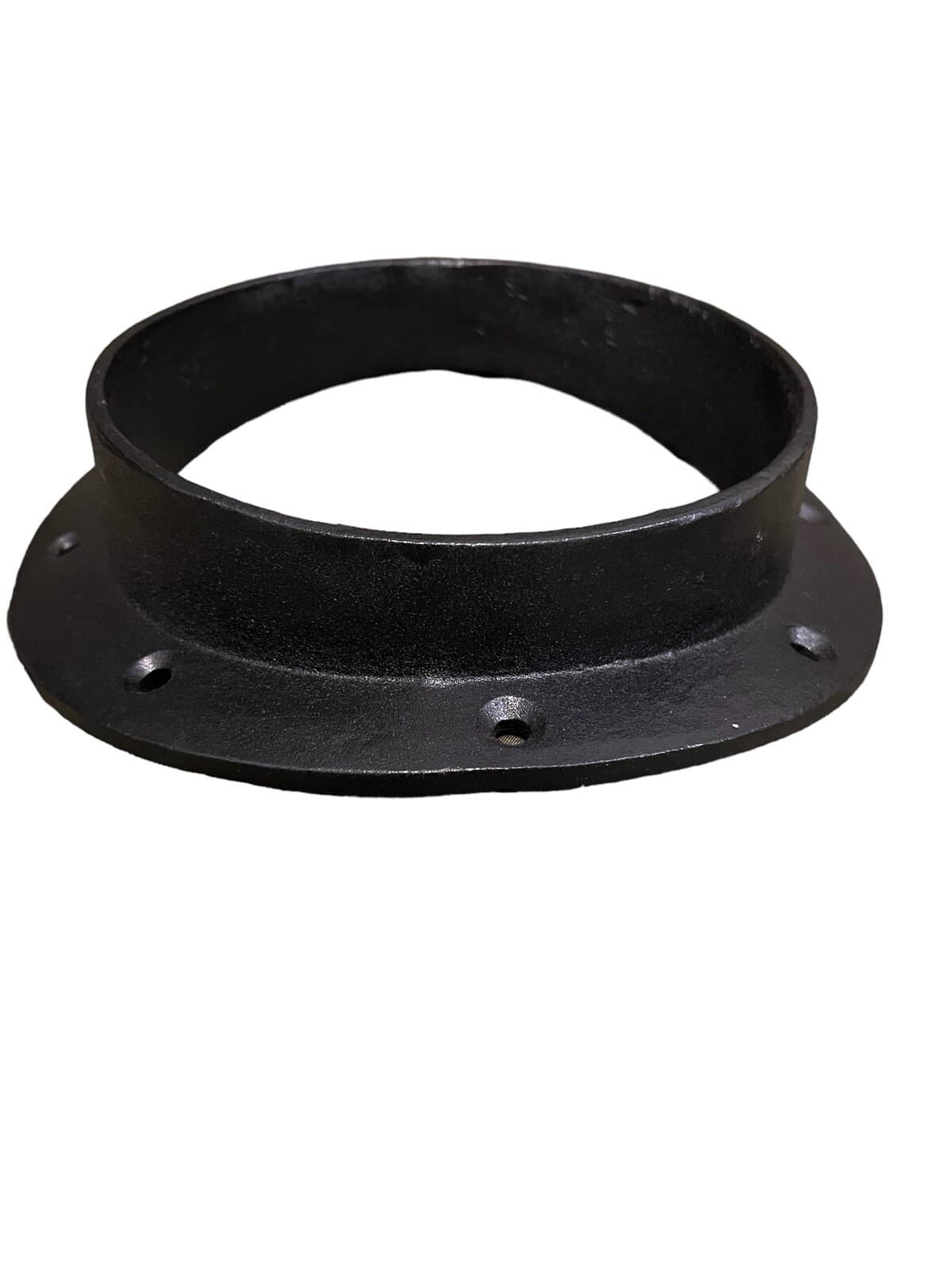 Cast Iron Flue 6” For 6” Stove Pipe Curved For Metal Barrel, Replacement Part 4