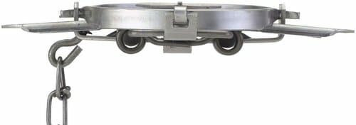 6 Duke # 1 3/4 Coil Spring Traps 0475 Raccoon Coyote Bobcat Fox Trapping 3