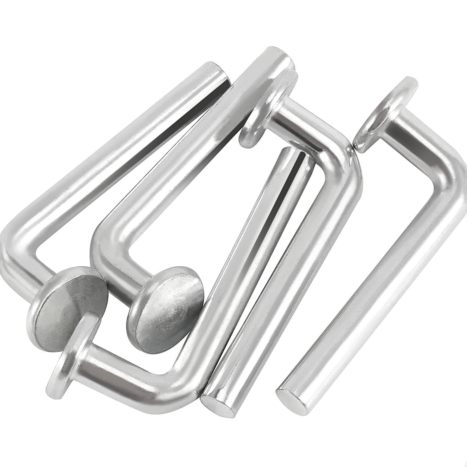 HOIGON 100 PCS M7 Universal Pallet Rack Drop Pin, Round Head Pallet Rack Safe  6