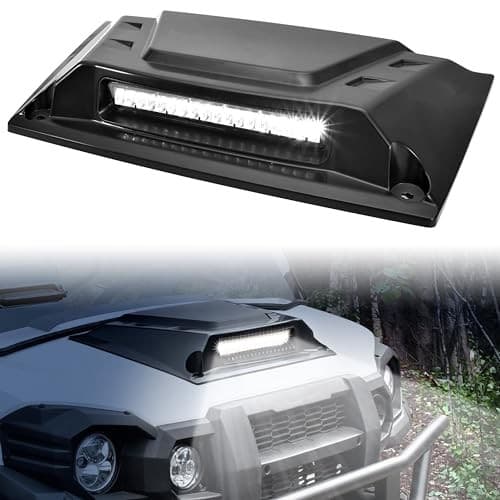  Turbo Hood Scoop with LED Spotlight for 2015-2024 Kawasaki Mule Pro, Sport  2