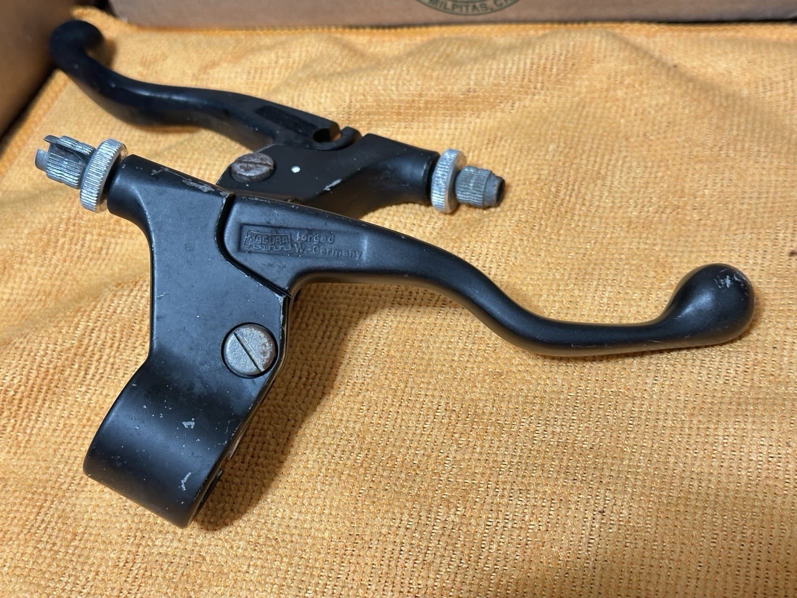 Early 1980s Magura Brake Levers 22.2 MTB Alloy Black 3