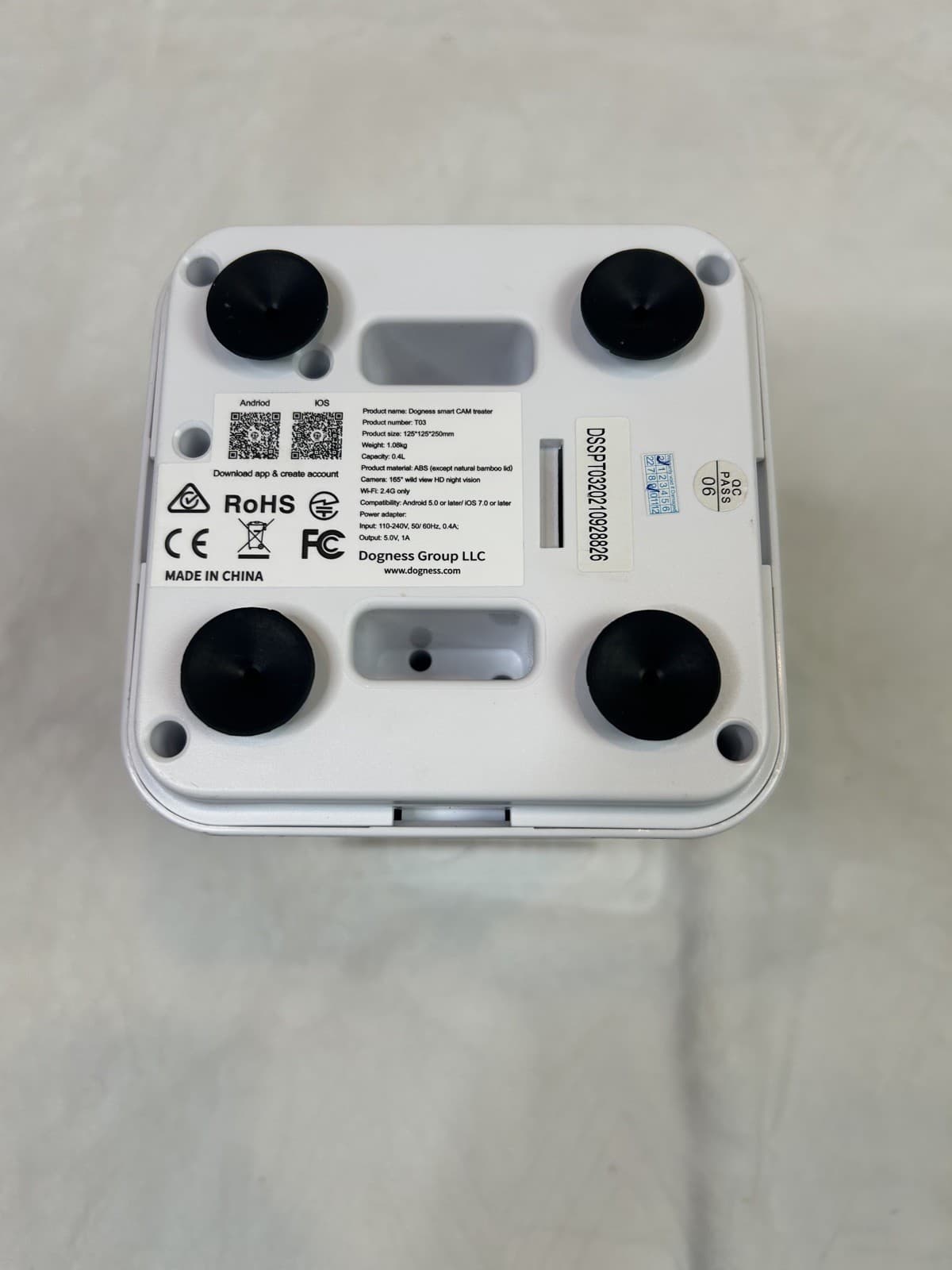 DOGNESS Wi-Fi Pet Camera with Treat Dispenser for Dogs and Cats (no cord) 6