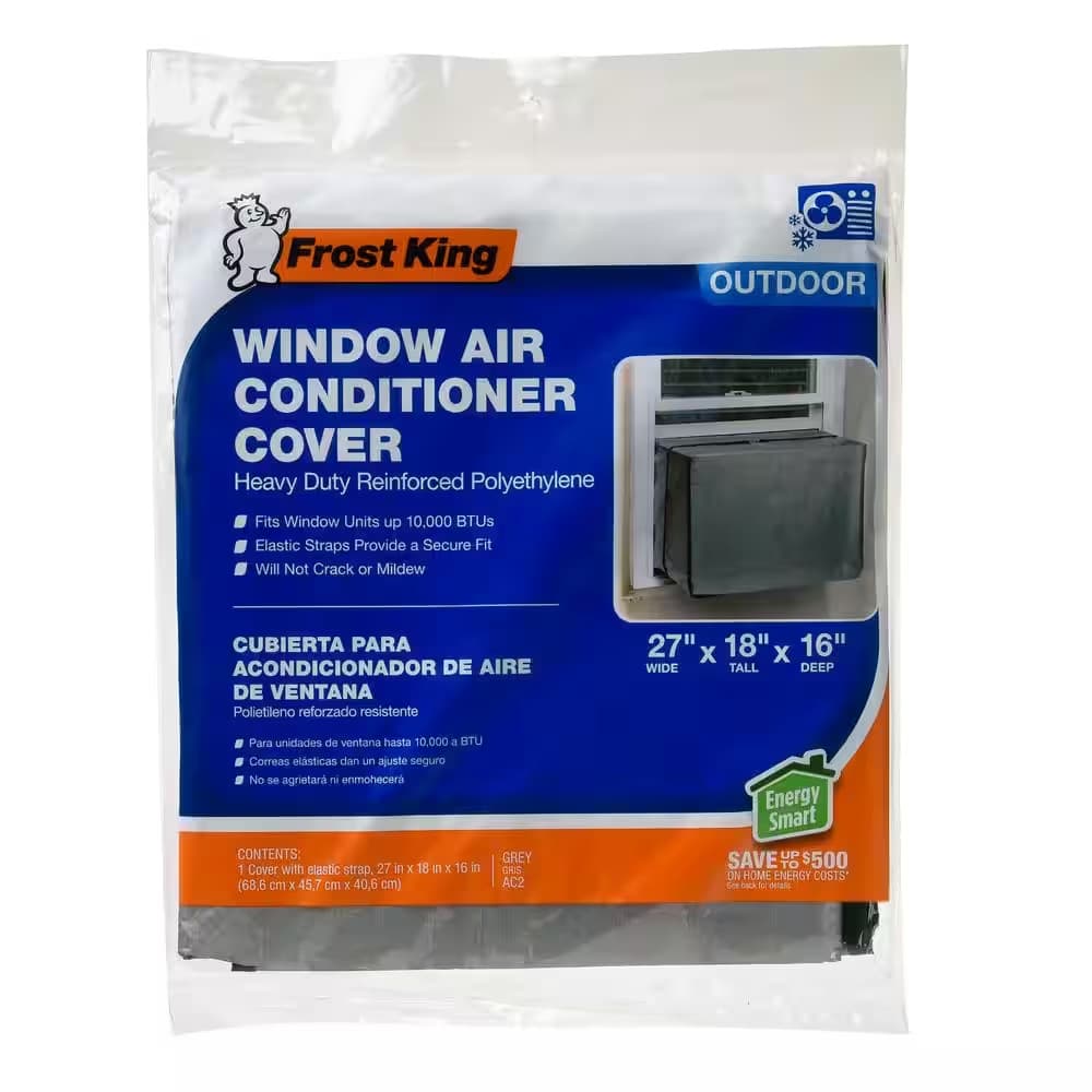 18 In. X 27 In. X 16 In. Vinyl outside Window Air Conditioner Cover for Small Un 6