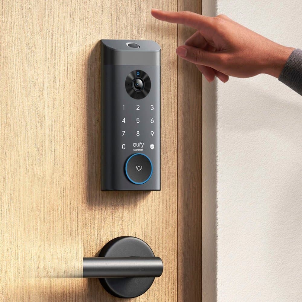 eufy E330 Smart Lock+ Chime Touch &Wi-Fi Fingerprint Keyless Door Lock Deadbolt 3
