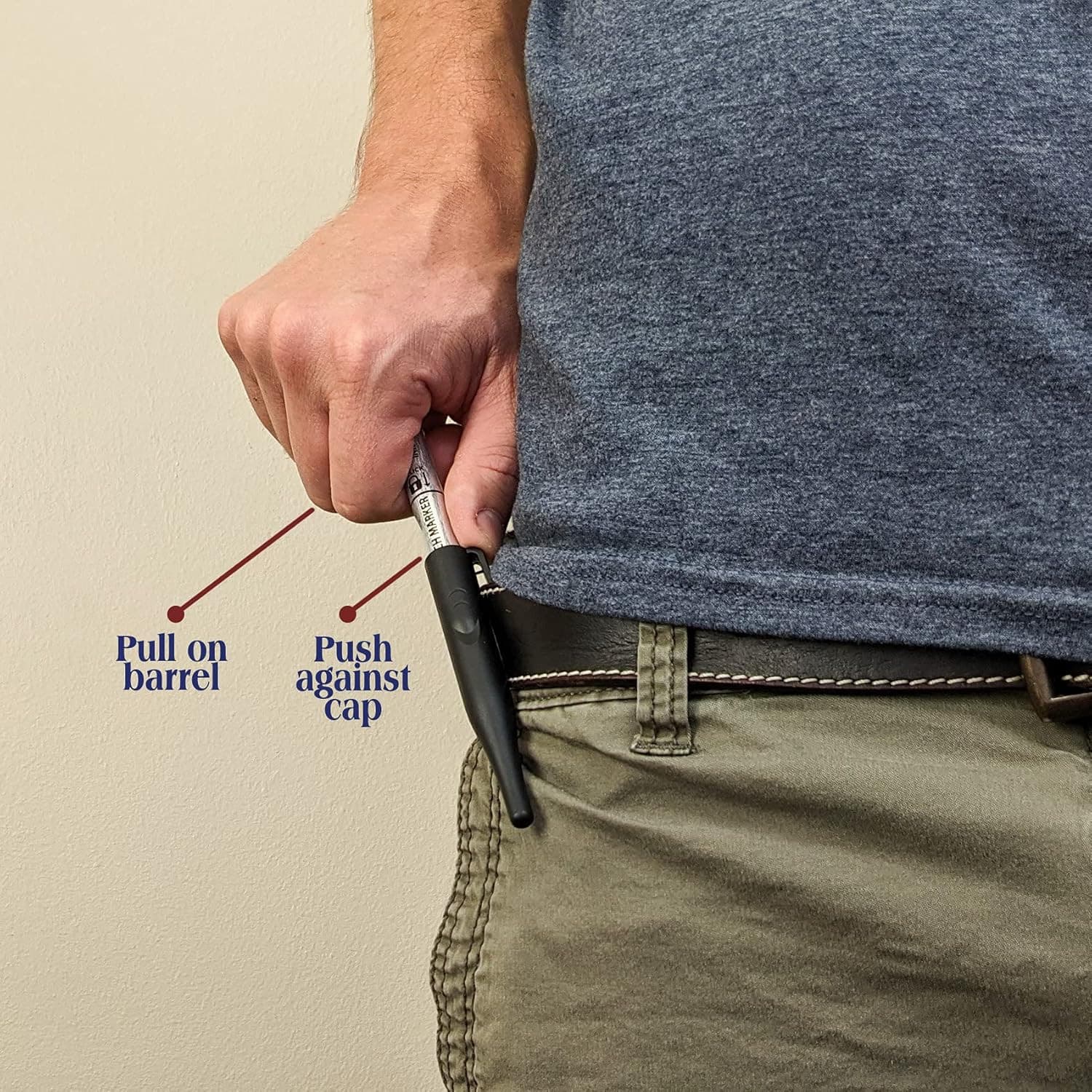 2 Black Deep Reach Markers, 2 Ink Refill Bottles, 2 Tip Replacements, 30 mm Reac 3