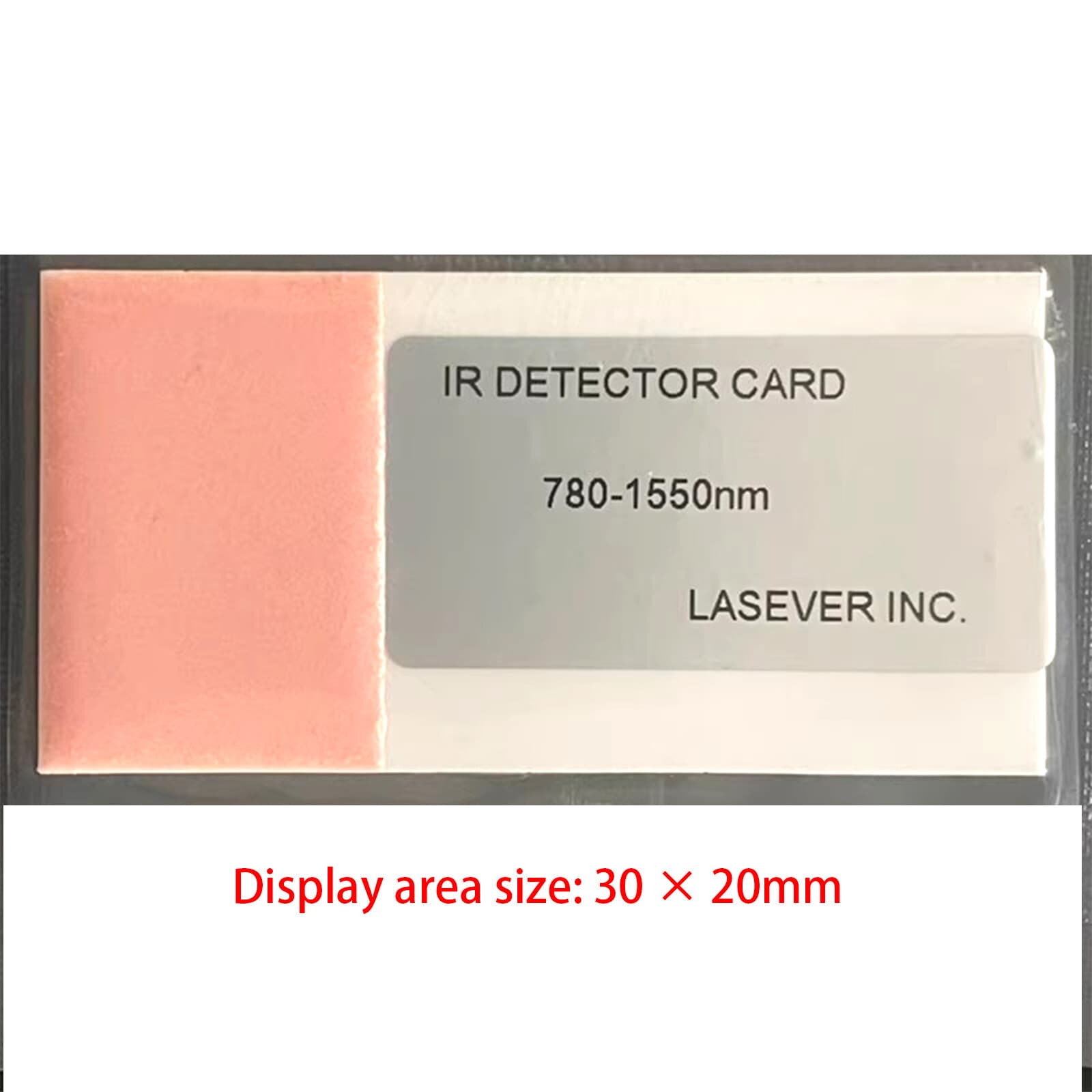 800-2000nm , 780-1550nm  Infrared Laser Display Photoreceptor Card Infrared Card