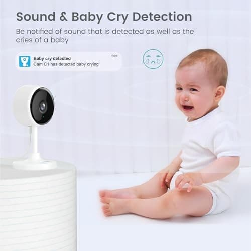  Indoor Cameras for Home Security with Night Vision, Pet Camera with Phone 2K 1 5