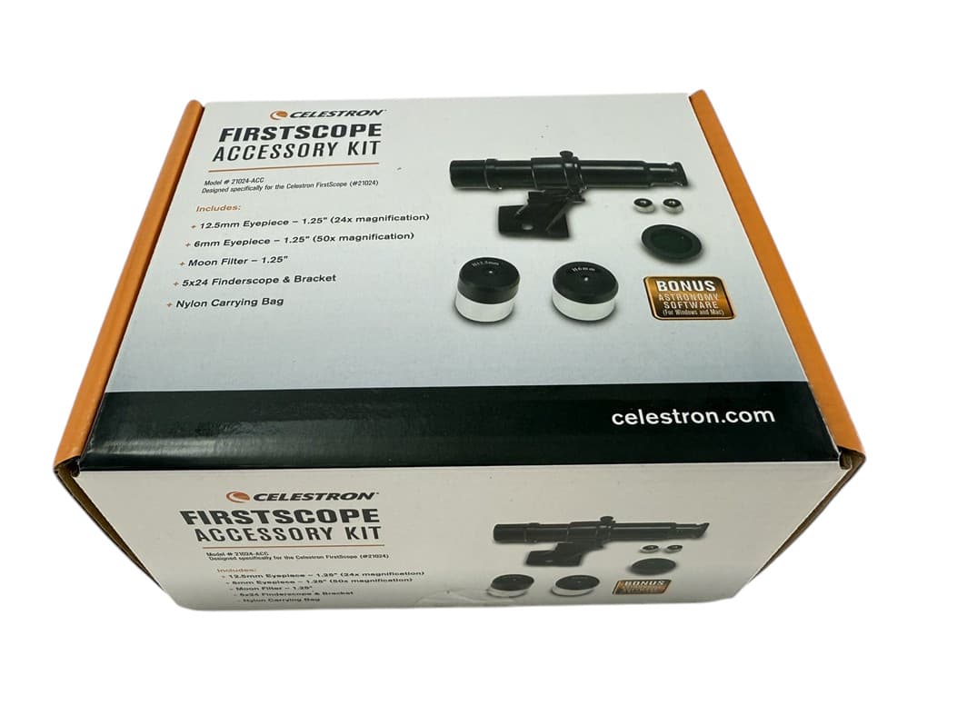 Celestron NEW FirstScope Upgrade Accessory Kit Moon Filter & Eyepieces 21024-ACC 4