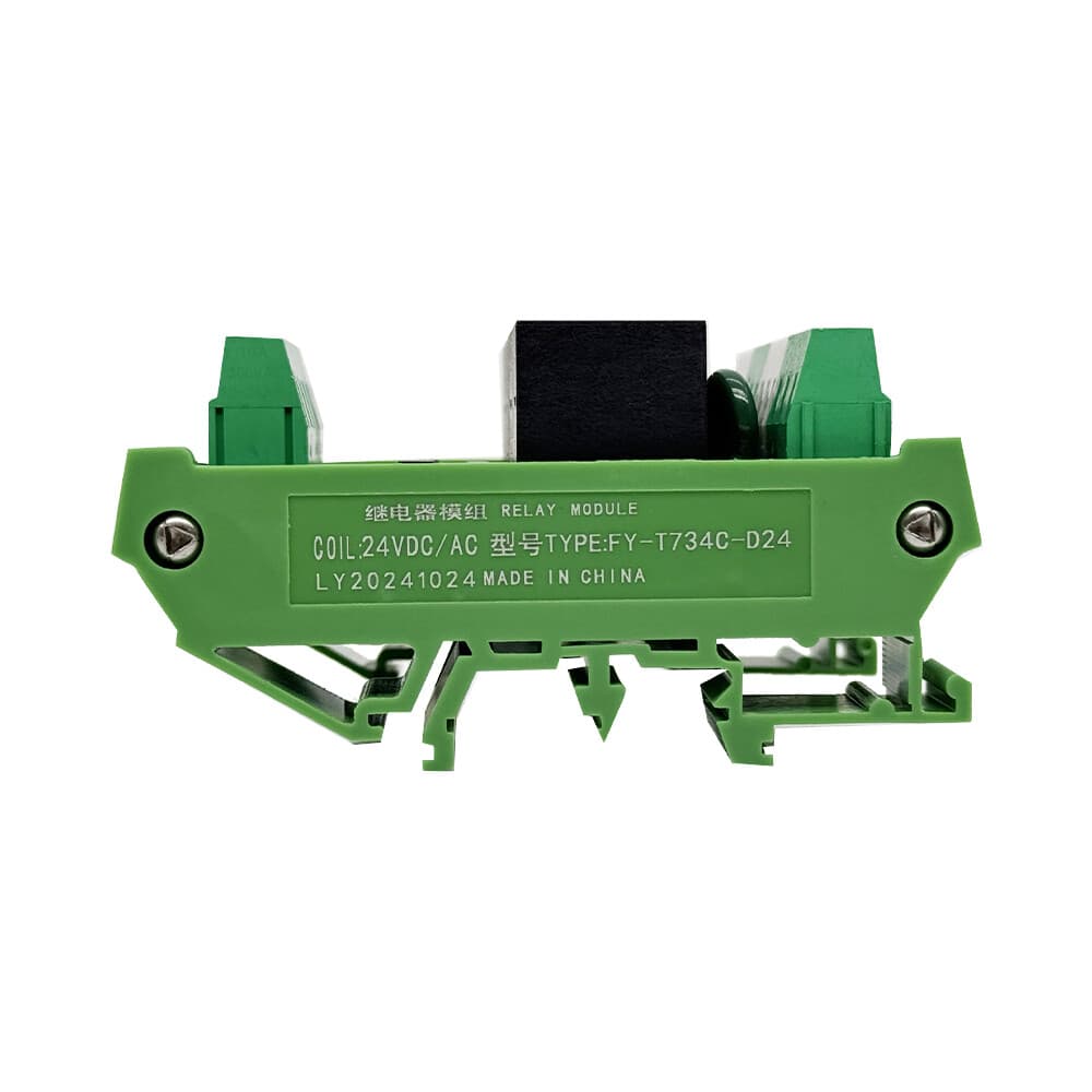 4 Channel Relay Module 1 SPDT DIN Rail Mount  24V DCAC Interface Relay Module 6