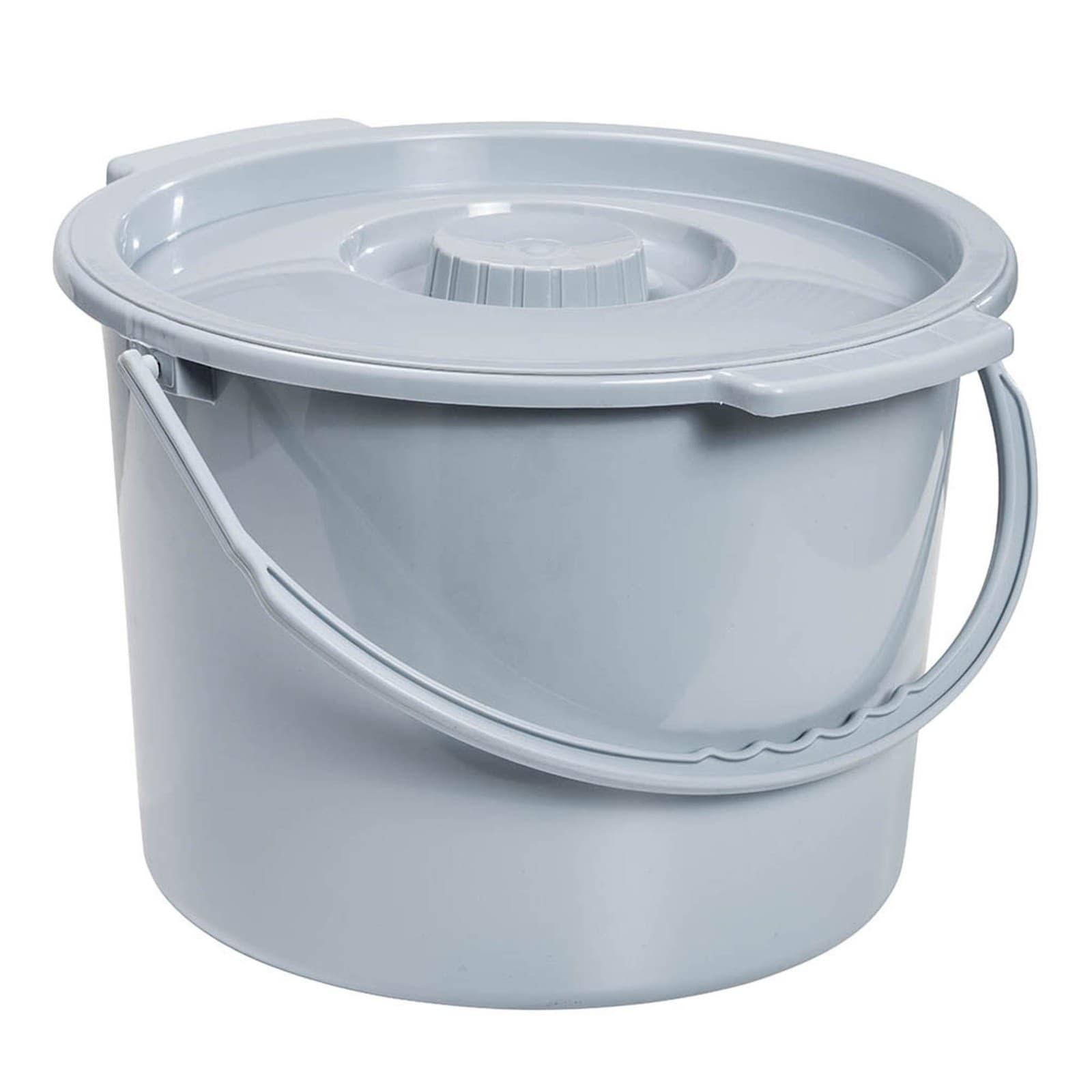 drive 11108 Commode Bucket 12 Quart With Plastic Handle And Cover 1 Ct