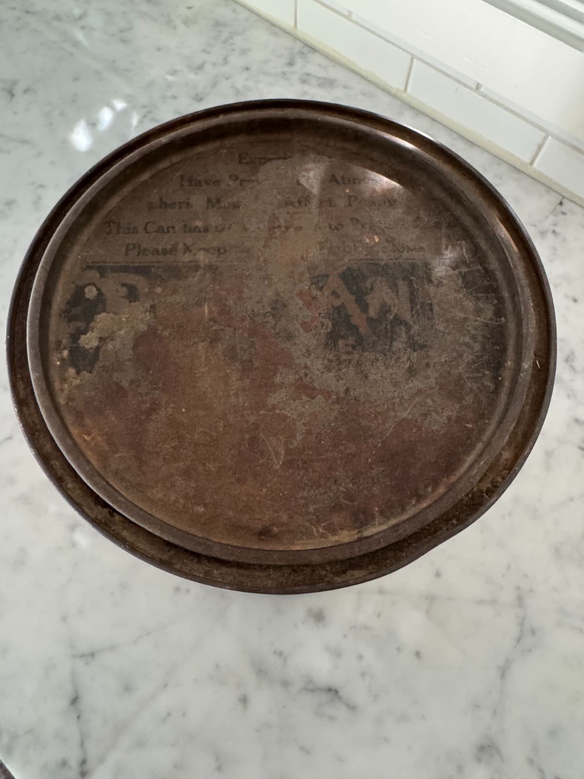 Extremely Rare Planters Mr Peanut Clean Crisp Ten Pound Tin 5