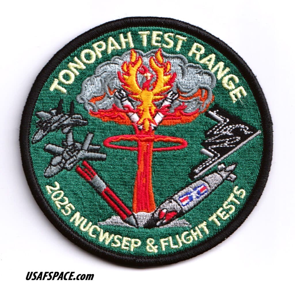 USAF TONOPAH TEST RANGE Nuclear Weapons-B61-12-2025 FLIGHT TEST NUCWSEP PATCH 3