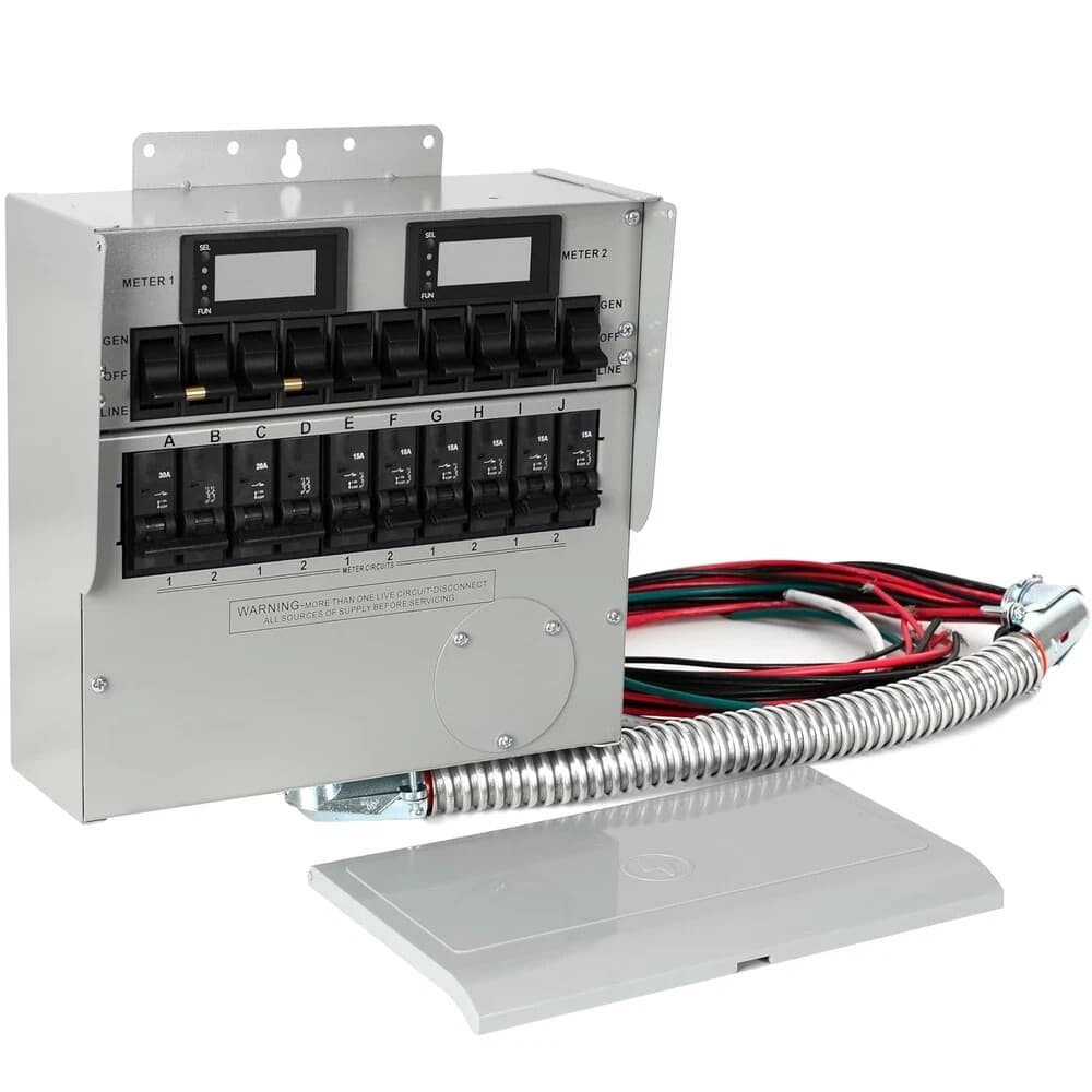 Generator Transfer Switch,50A Pro/Tran2 10-Circuit 2 Manual Transfer Switch 2
