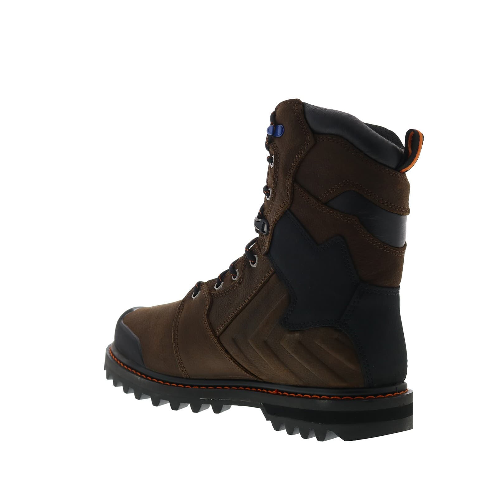 Hoss Bronc 8 Inch Soft Toe 80446 Mens Brown Wide Work & Safety Boots 6