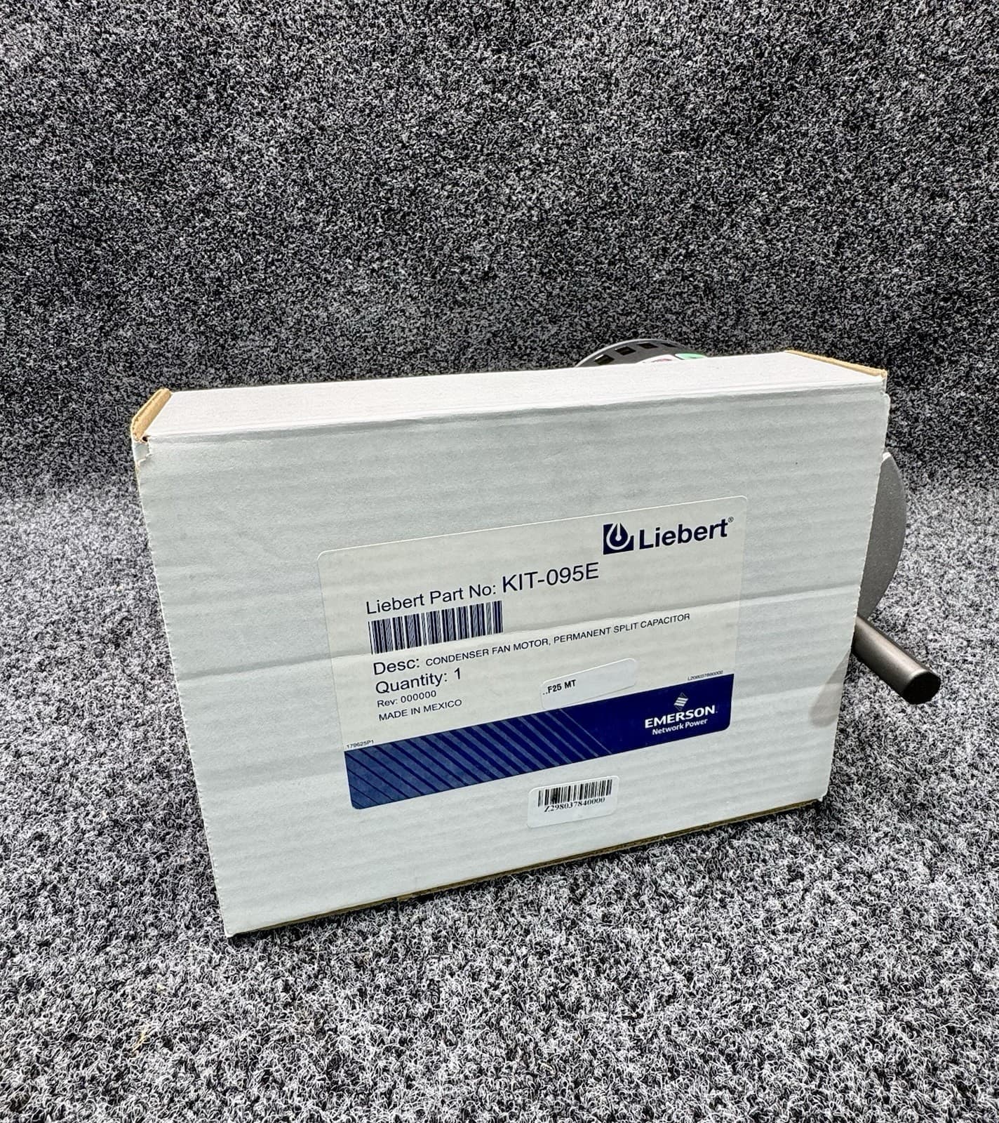 LIEBERT KIT-095E Air Over Condenser Motor 208-230/460V AC, 3/4 hp, 1 Phase 3