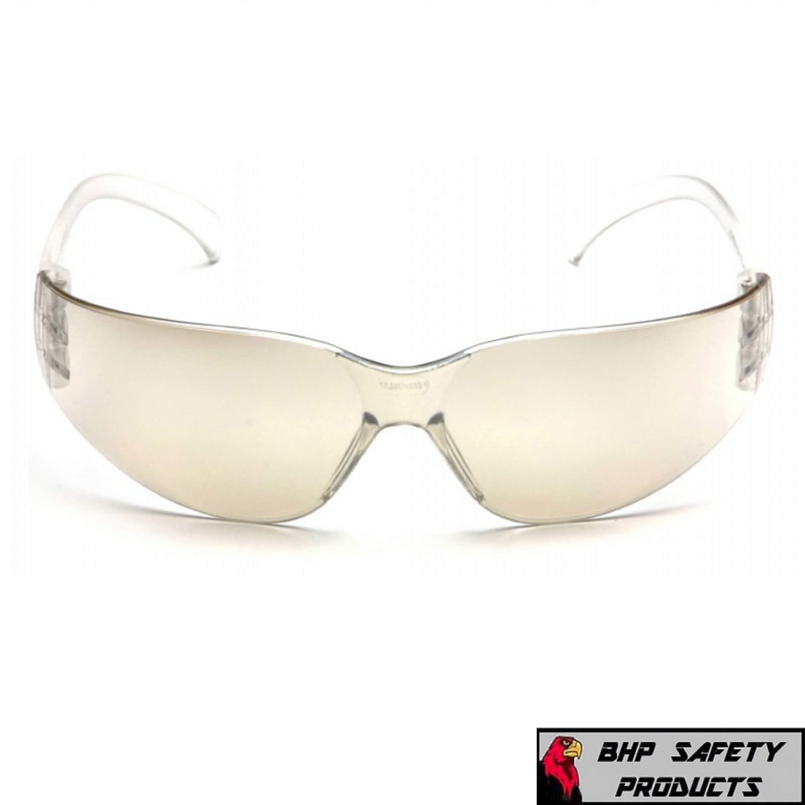 PYRAMEX INTRUDER SAFETY GLASSES I/O MIRROR LENS INDOOR/OUTDOOR S4180S (12 PAIR) 2