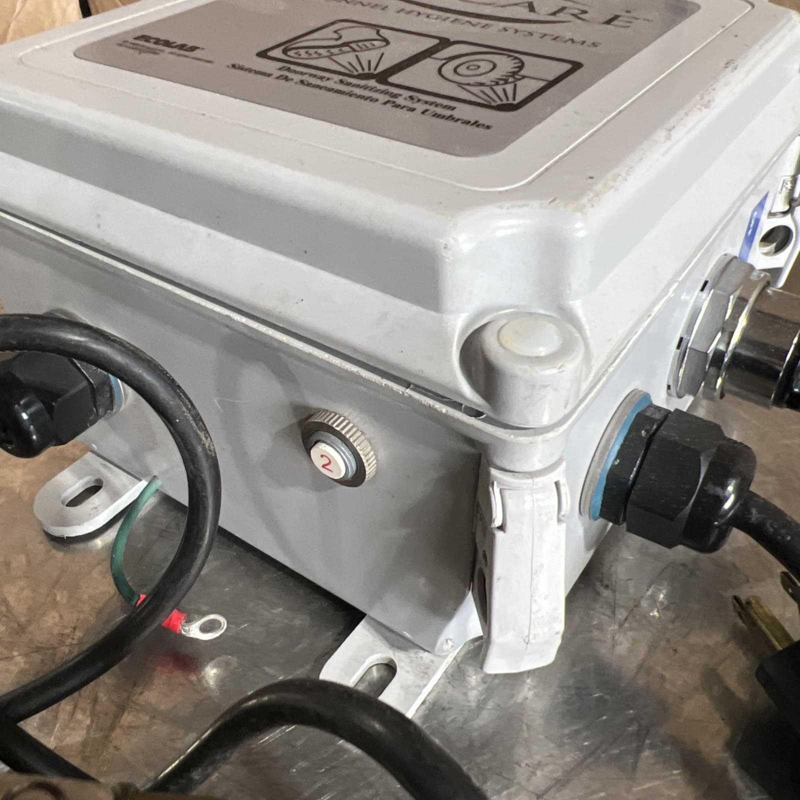 Control Box For ECOLAB COMMANDER Personal Hygiene System; Model ADF 4