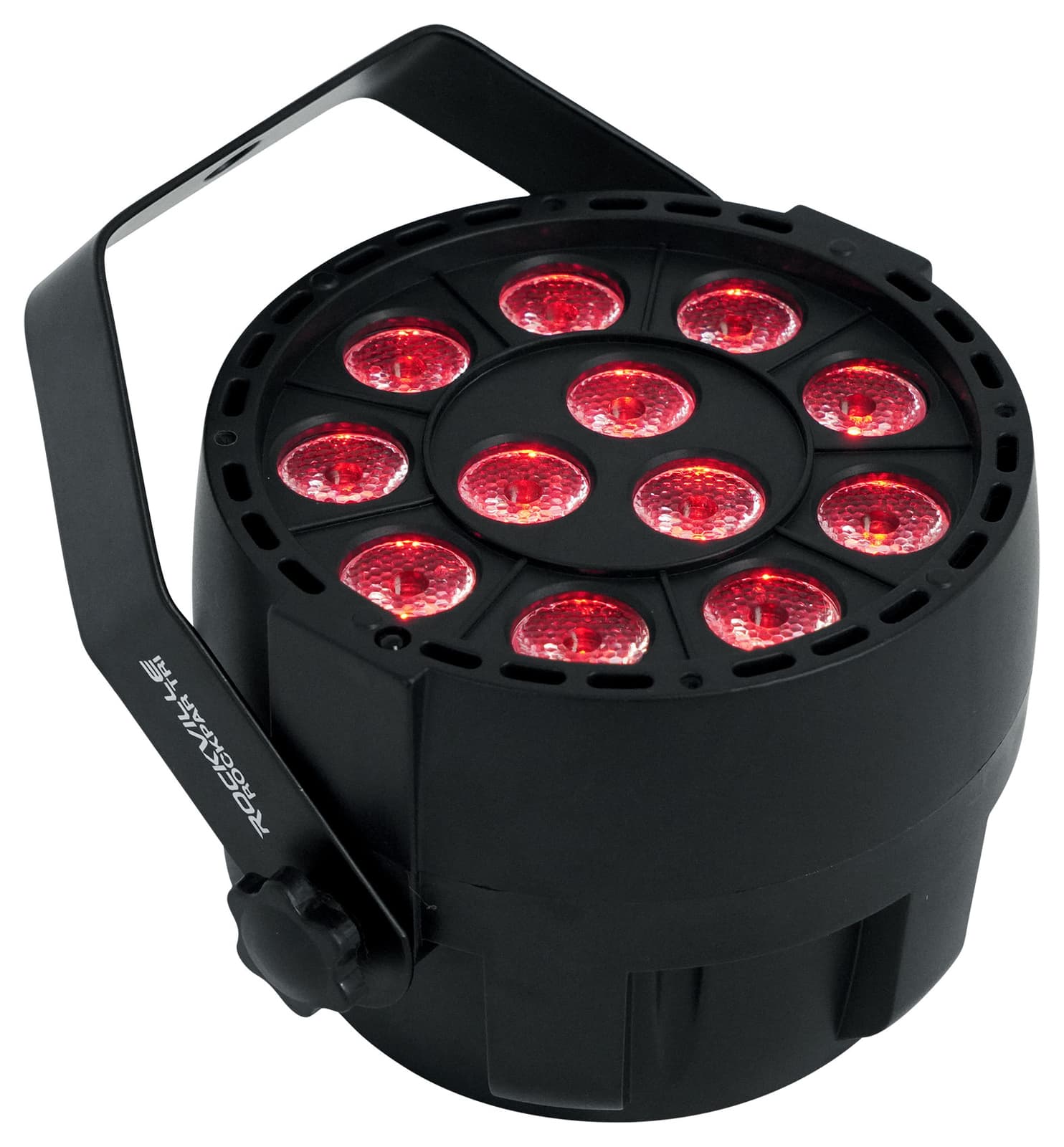 Rockville RockPAR TRI LED RGB Compact Par Can Pro DJ DMX Wash Light+Remote Black 2