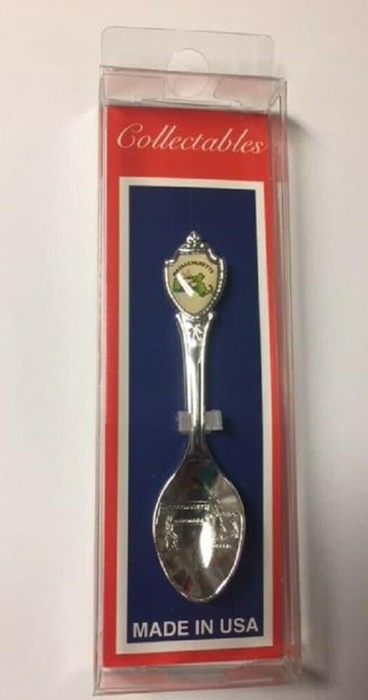 Massachusetts Collectible State Spoon New In Box 