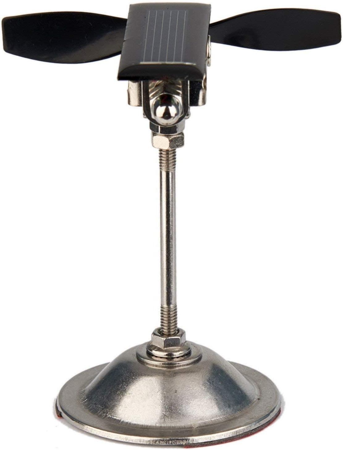 Solar Power Windmill Black Propeller Creative Solar Car Rotating Windmill Orname 6