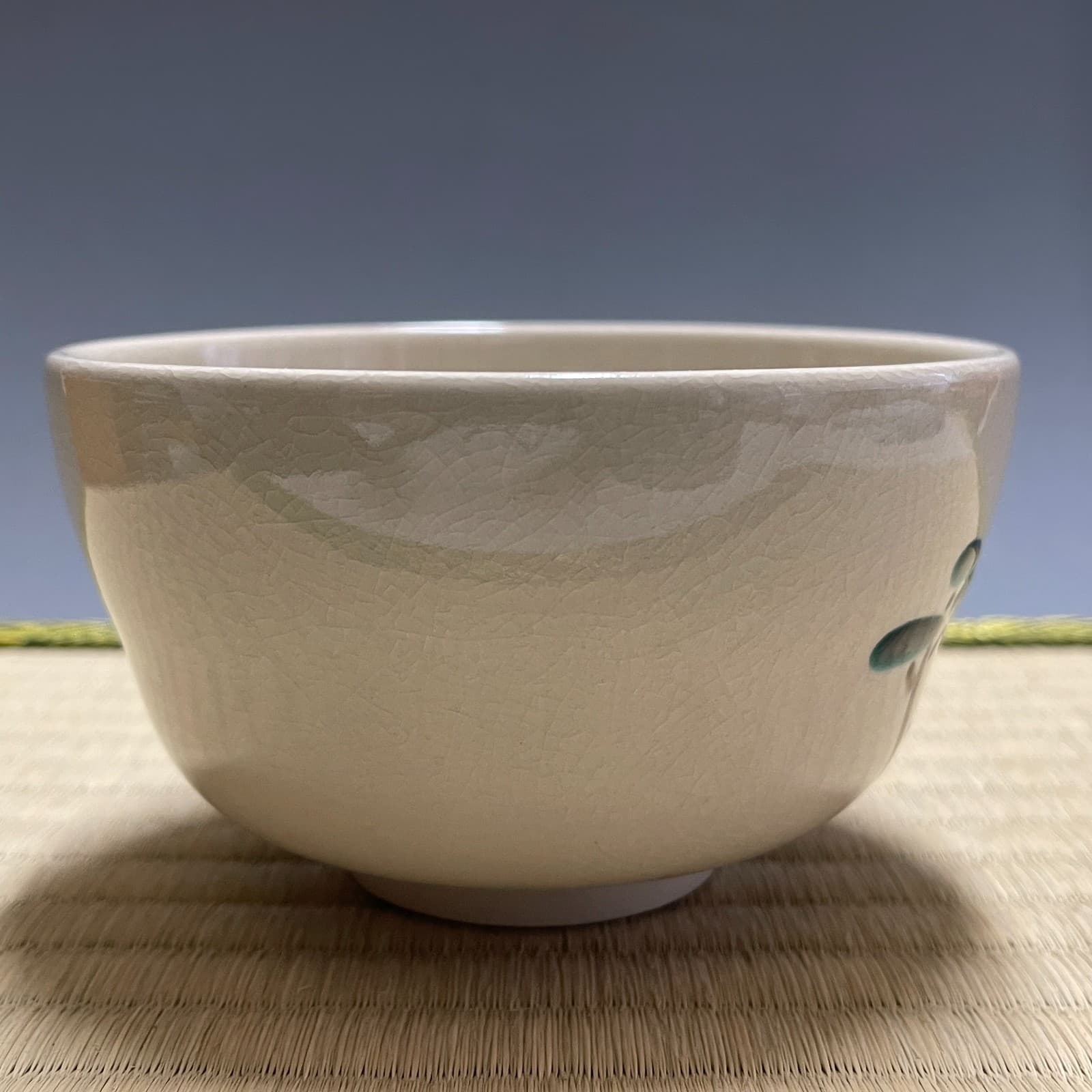 Tamekichi Mitsui / Kutani Ware A843 : Japanese Pottery Chawan Matcha Tea Bowl 5