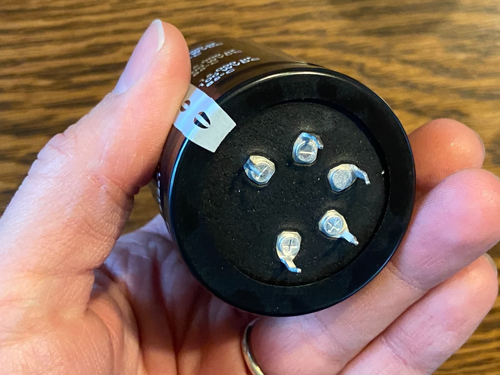 2 New 15000 uf 100v CDE Main Filter Capacitors Marantz 4270 EXACT FIT 50mm 5