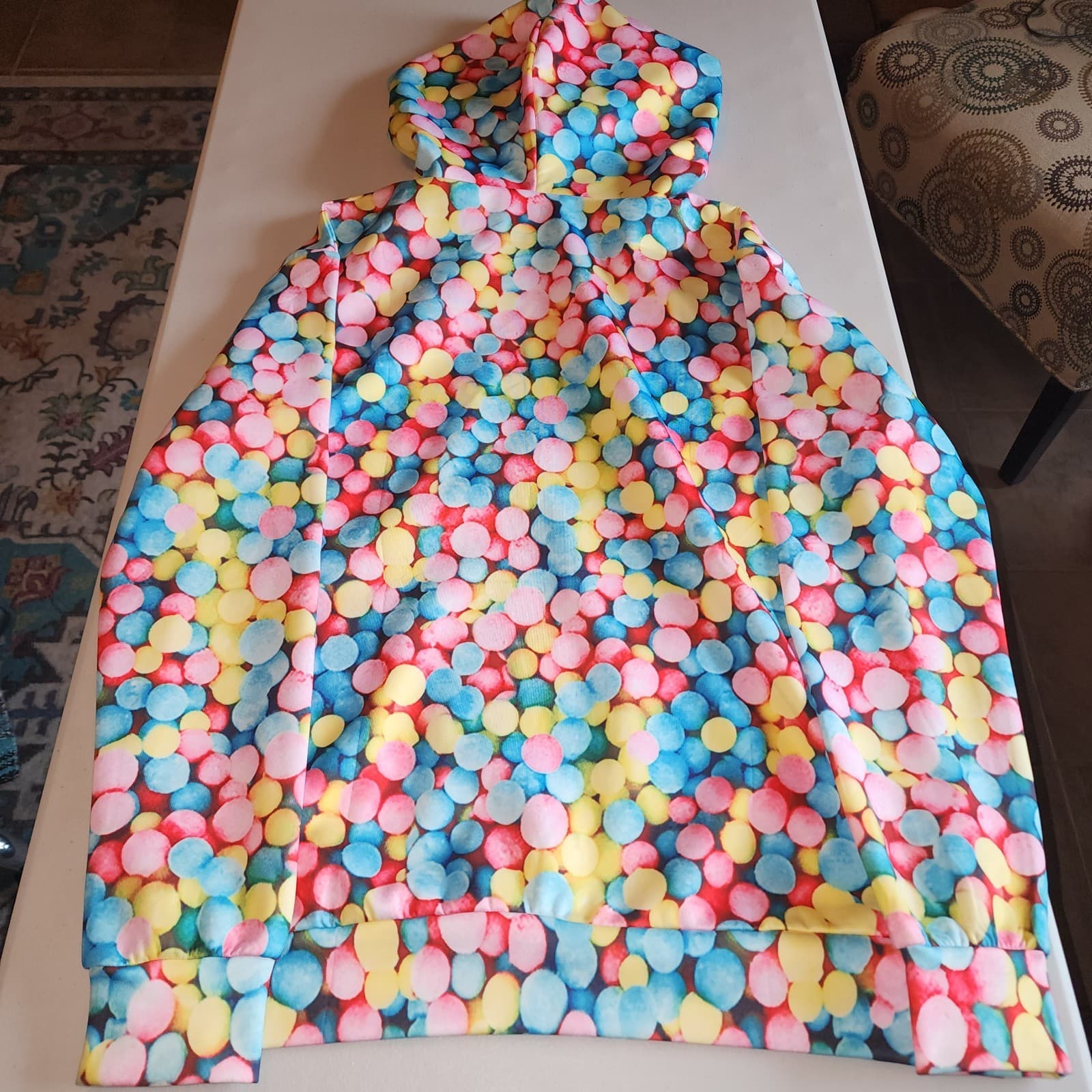 Retro Dippin' Dots Logo Graphic Hoodie - Ice Cream Lovers Youth's Hoodie 6