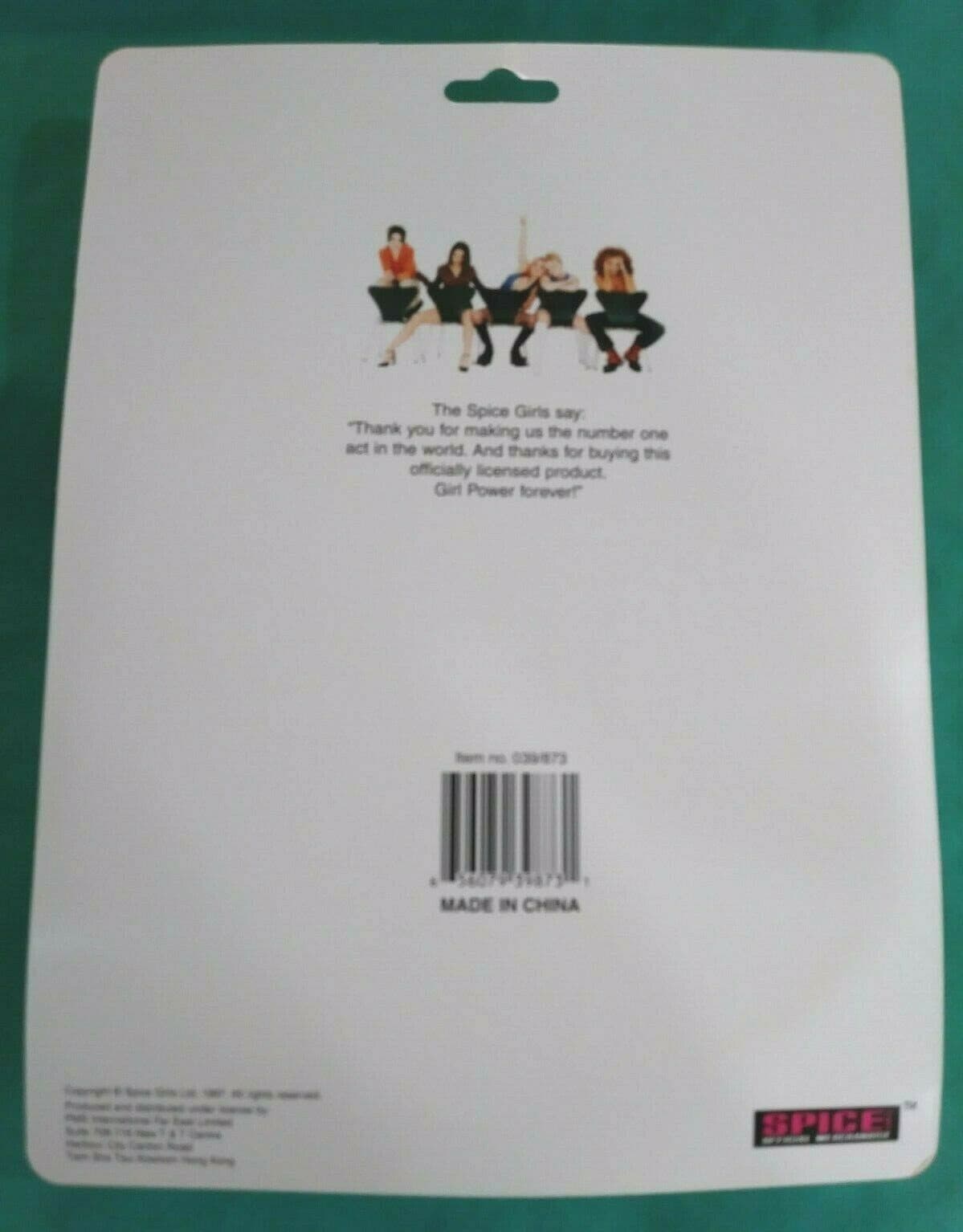 2 DIFFERENT VINTAGE  SPICE GIRLS SHOULDER BAGS  MINT ON CARDS - COLLECTORS ITEMS 5
