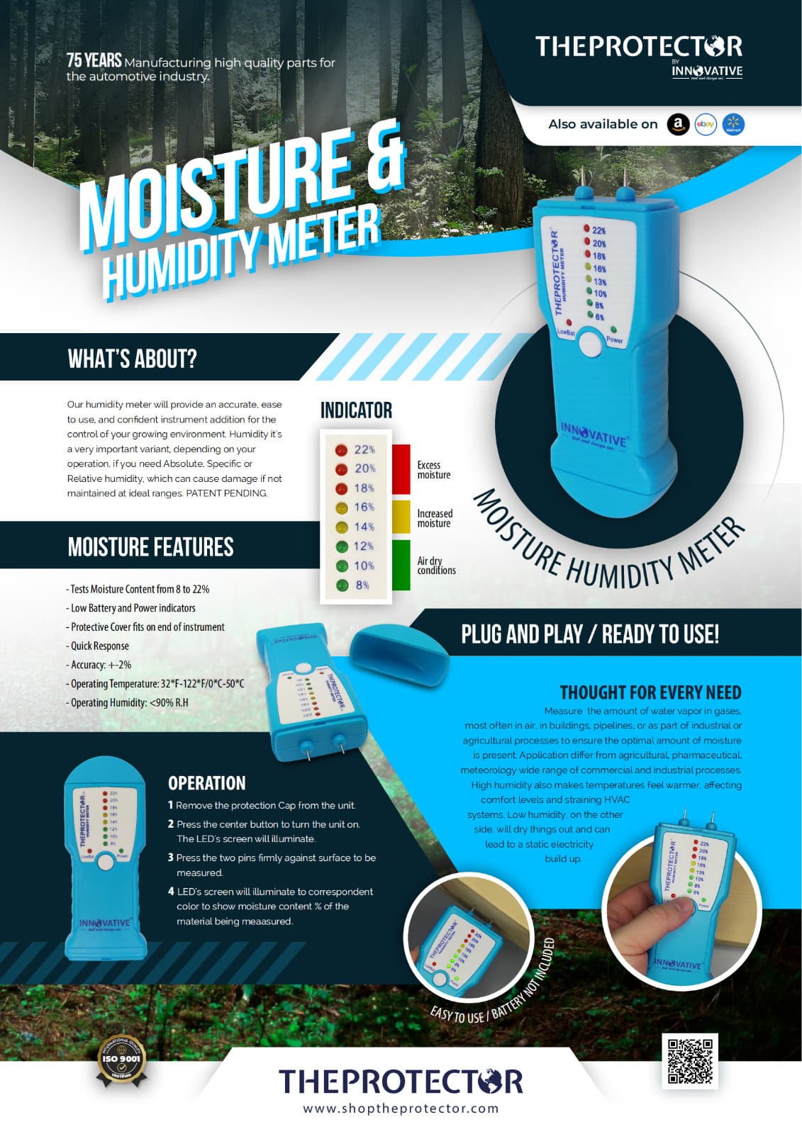 Moisture meter, humidity meter, humidity bud tester, Meter, humidity, moisture 6