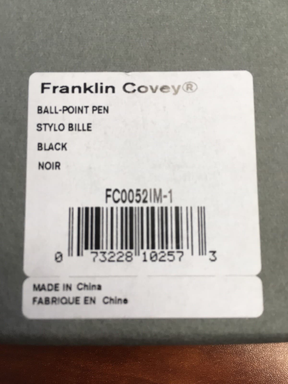 Franklin Covey Bristol MINI Black Lacquer Ballpoint Pen 4