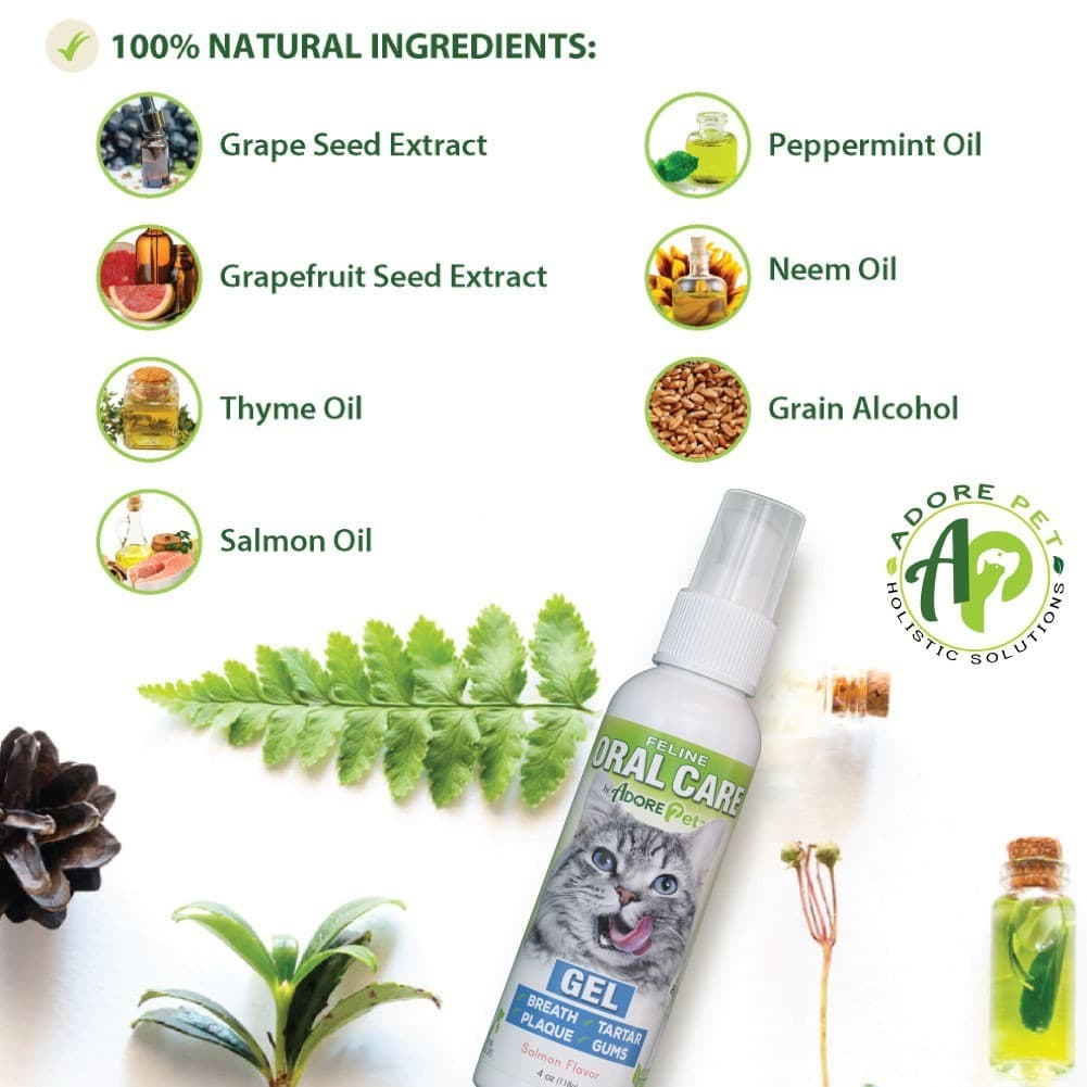 ADORE Pet Oral Care - FELINE Gel (Previously CORE Pet/PetzLife) NO BRUSHING. USA 4