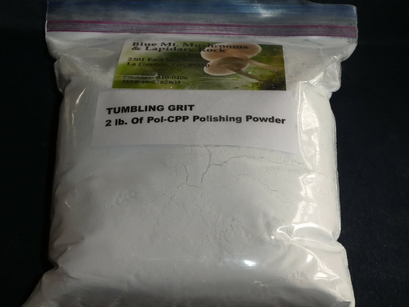 Rock Tumbling Grit - 32 ounces  - 2 pound  of  Pol-CPP KC 3x  Micro Alumina