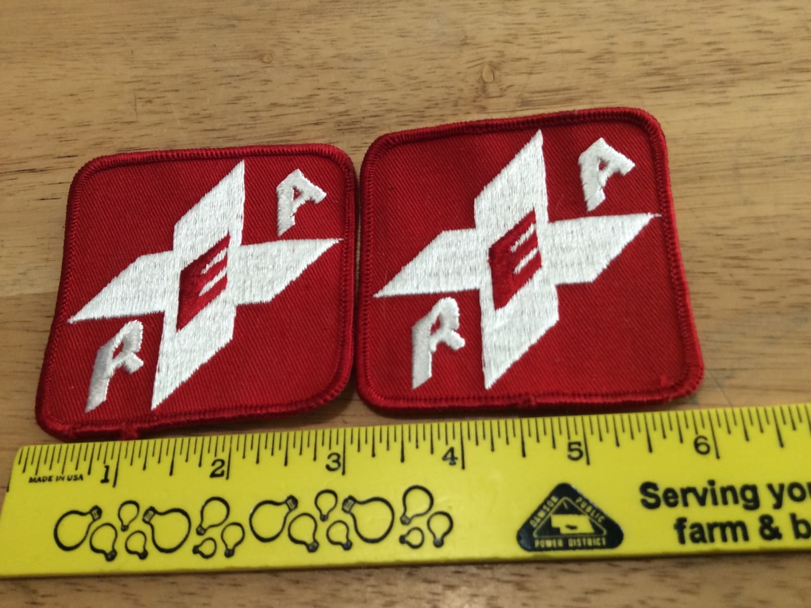 2 New Patches - REA Railway Express Agency   NEW 5