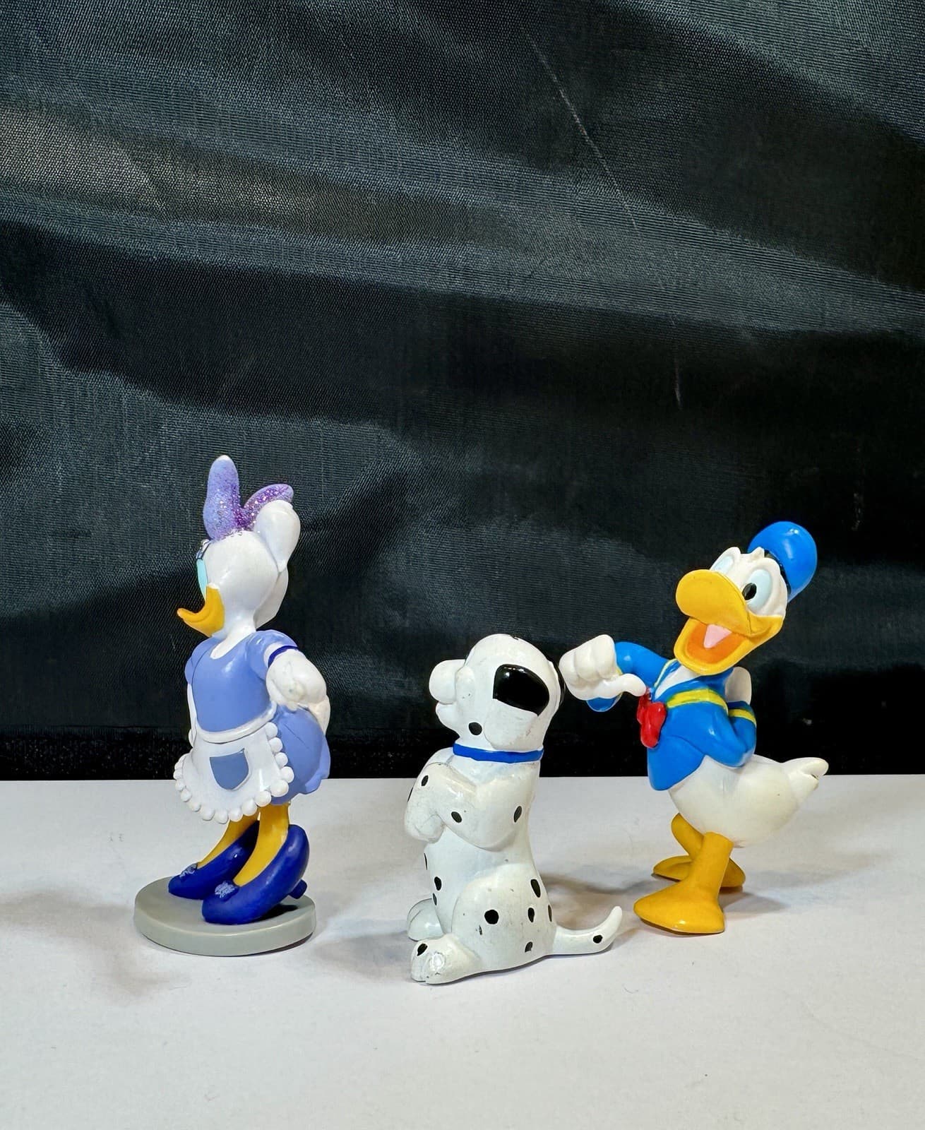 Disney PVC Figures Lot of 3: Donald Duck Daisy Duck & Dalmatian Dog 2