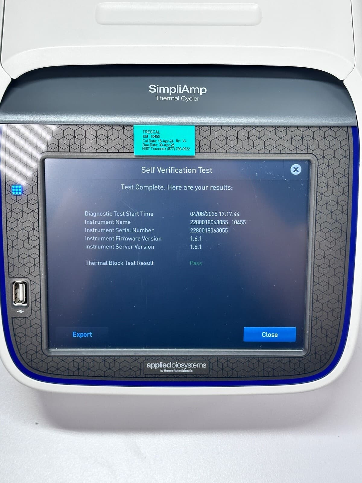 Thermal Cycler Applied Biosystems A24812 MiniAmp 96 Well PCR Machine | Low Hours 3