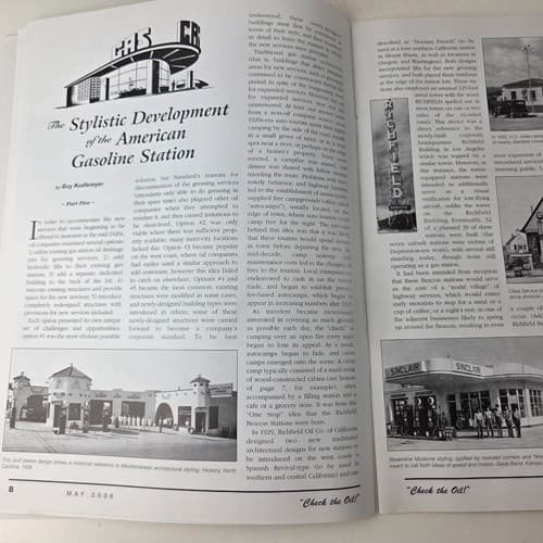 Original Gasoline Magazine for Porcelain Signs Lion Sign Sunoco Gas Station Ad! 5