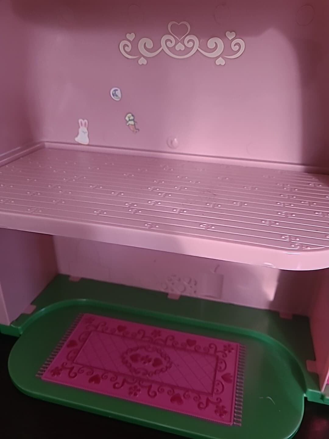 Li'l Woodzeez Countryside Cottage Pink Flower Fairy Doll House 3