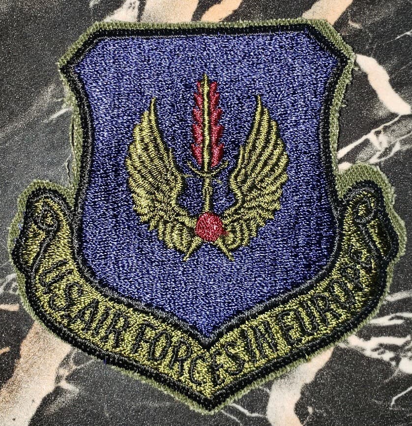 USAF Air Force Air Forces in Europe Patch Blue Subdued 3
