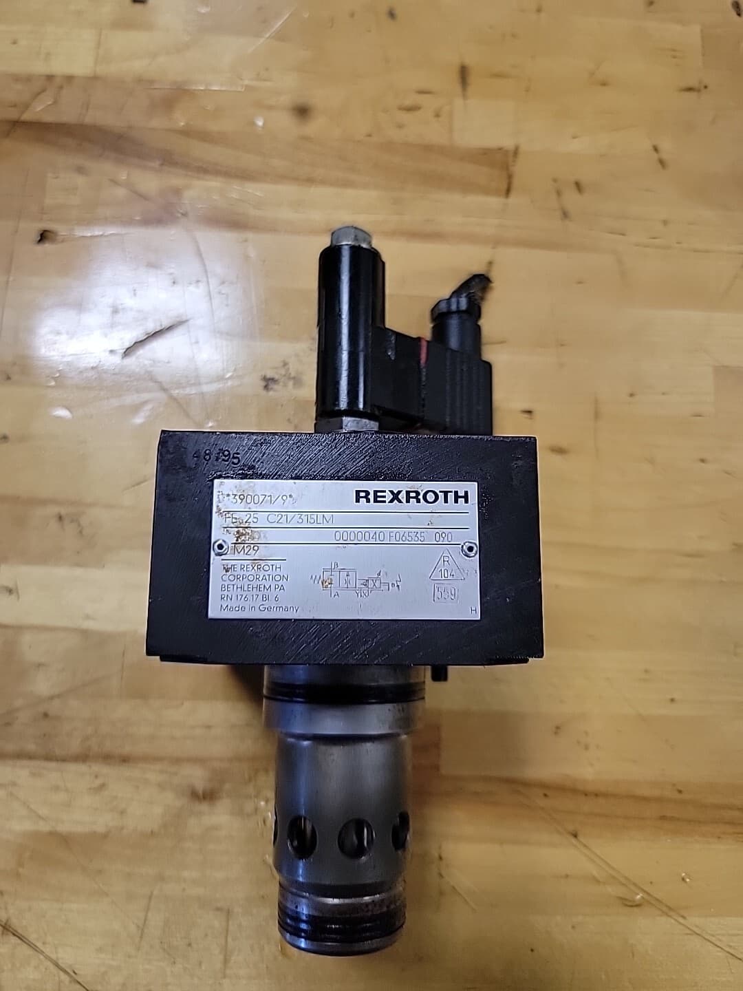 REXROTH Hydraulic Valve FE25C21/315LM Used 