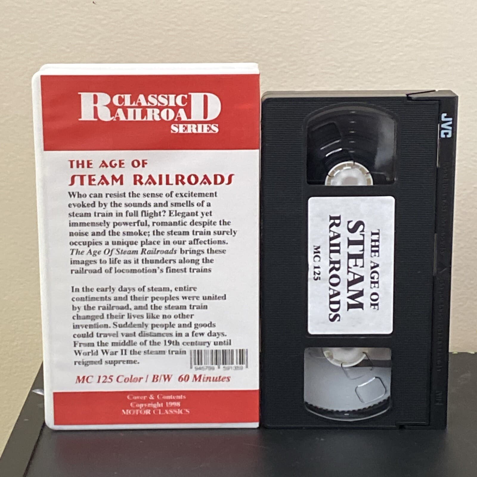 Classic Railroad Series The Age Of Steam Railroads VHS 2