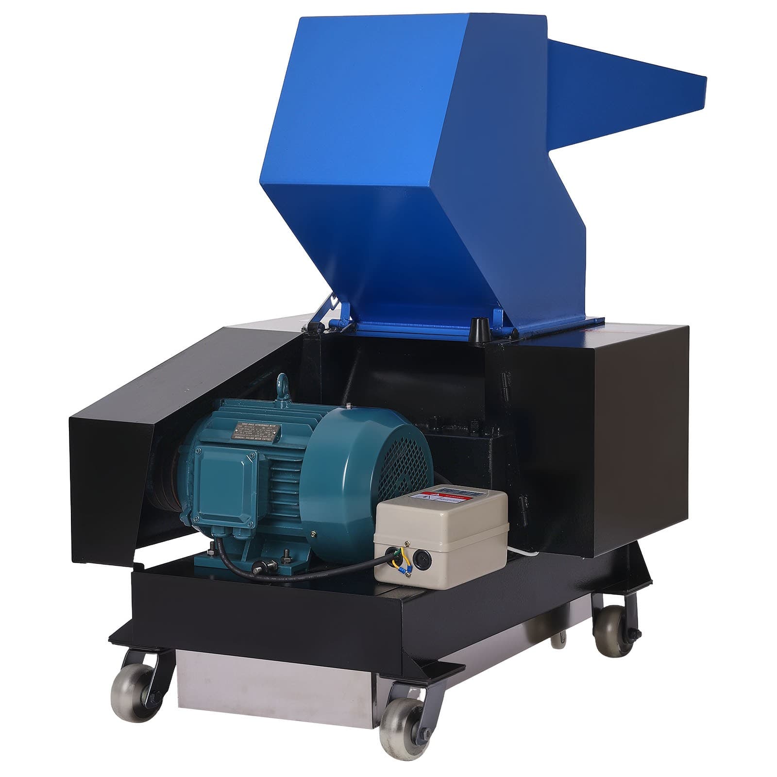 Uimoso Plastic Shredder Crusher 7.5KW Granulator Recycling Machine 220V 3-Phase