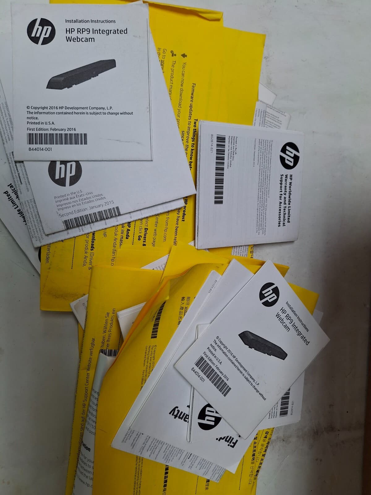 **LOT OF 29**  HP RP9 Integrated Retail 2x20 LCD Display Webcam Display 5