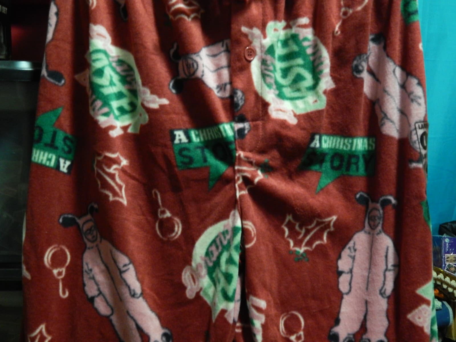 A Christmas Story (Adult Lg) Polyester Lounge Pants Ltd Xmas Movie Merch 4