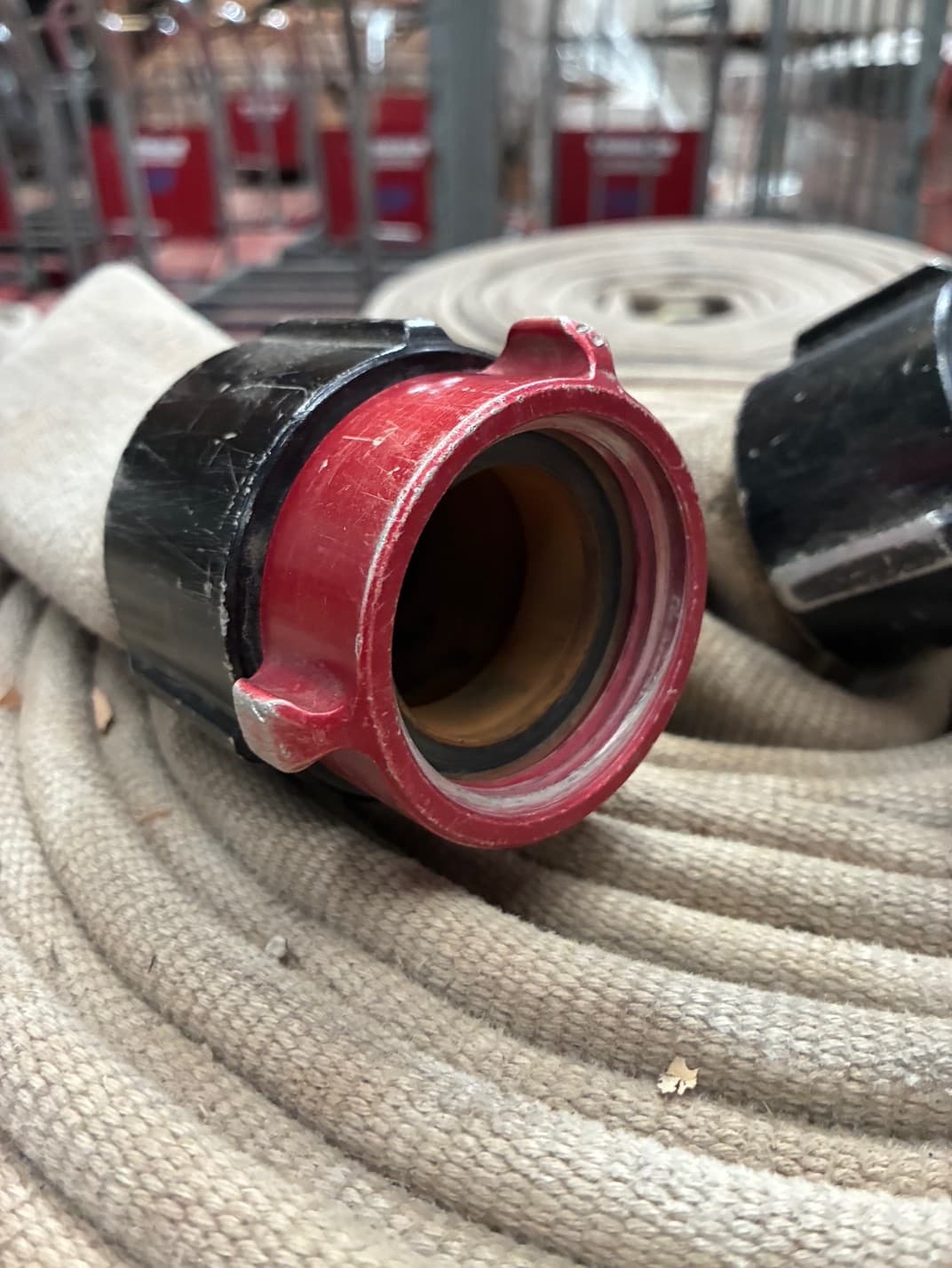 Fire Hose - 1-1/2" x 50' w/ 2 Couplings 6