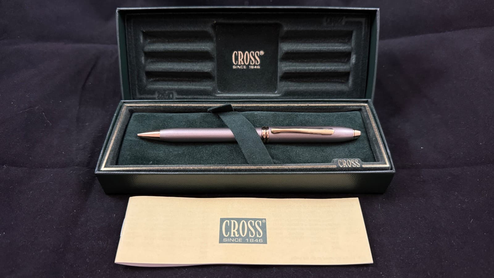 CROSS TOWNSEND QUICKSILVER LACQUER 0.5mm PENCIL w22K GOLD ELECTROPLATE TRIM #643 5