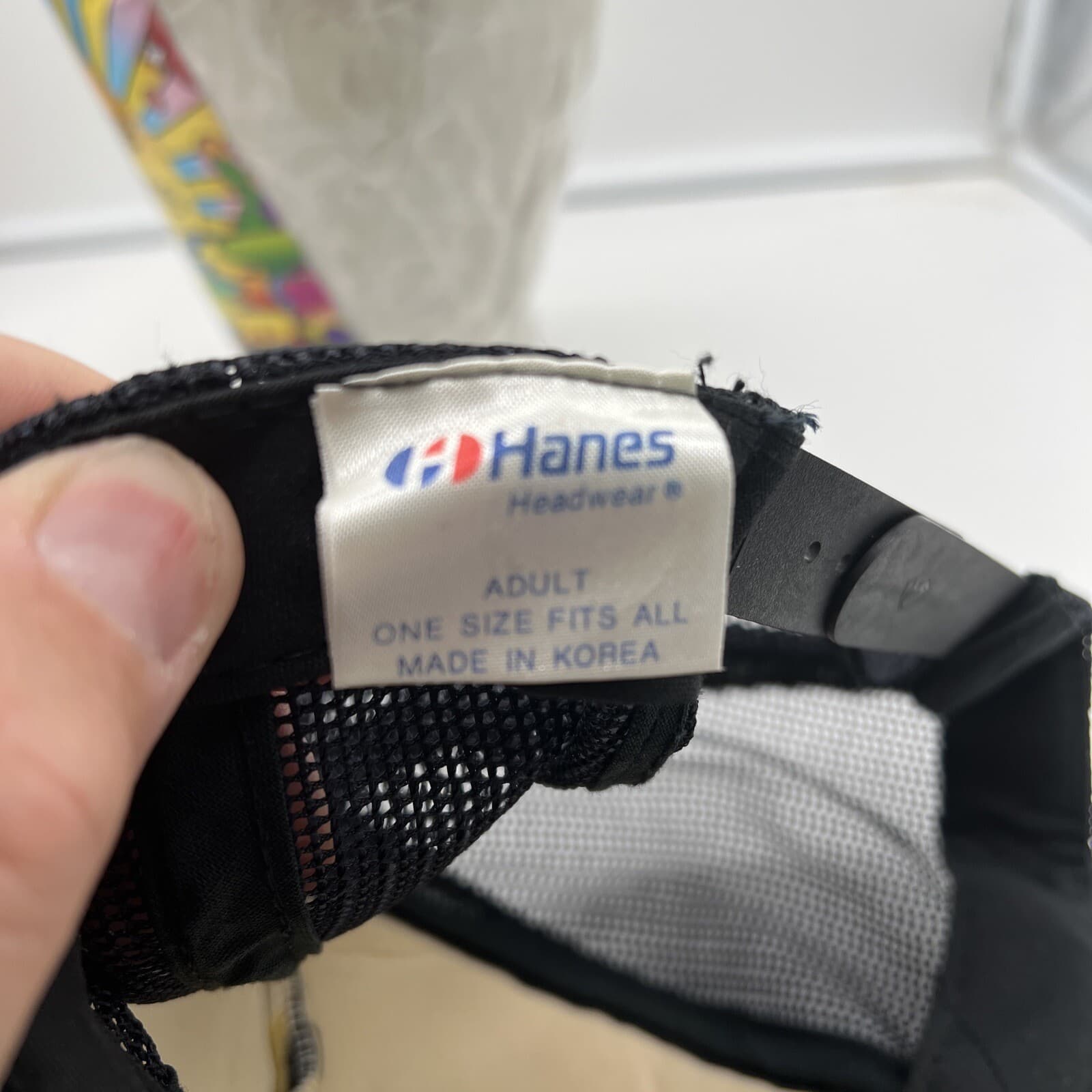 Arcata volunteer fire department California black mesh snapback hat vintage used 4